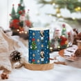 thumbnail image 5 of Nutcracker Christmas Tree Gingerbread Man Pattern Flickering Flameless Candles Battery Operated with Remote Timer LED Pillar Candles Set of 2, 5 of 7