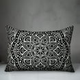thumbnail image 2 of Creative Products Black and White Boho Pattern 14x20 Spun Poly Pillow, 2 of 2