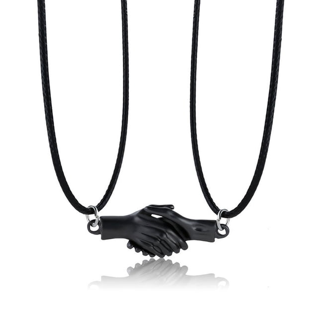 Pareja Mano Collares Magnéticos Mejor Amigo Collar Aleación Amistad Collar Cadena Joyería Regalos Para Mujeres Niñas Noticed AP007566-03