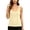 Yellow01, variant on Karymi Workout Tops for Women Scoop Neck Sleeveless Tank Top, Sparkling Crystal Studded Wide Strap Casual Vest, Glitter Camisole Womens Tops