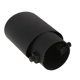 thumbnail image 4 of Tubo de Punta de Silenciador de Cola de de material acero Inoxidable Negro Universal para Coche, 4 of 7