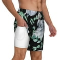 thumbnail image 3 of Balery Cartoon Koala Bear Mens Swim Trunks Swim Shorts for Men Quick Dry Inseam Beach Shorts with Compression Liner Pocket-XX-Large, 3 of 9