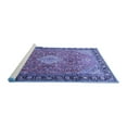 thumbnail image 2 of Ahgly Company Machine Washable Indoor Round Persian Blue Traditional Area Rugs, 8' Round, 2 of 4