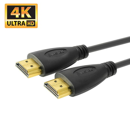 Insten 15ft HDMI Cable Cord for TV 4k 30Hz High Resolution PS4 xbox 360 with Ethernet 15' High Speed Supports UHD 4K 2160p , Full HD 1080p , 3D , Multi View Video , Ethernet , Audio Return & Smart