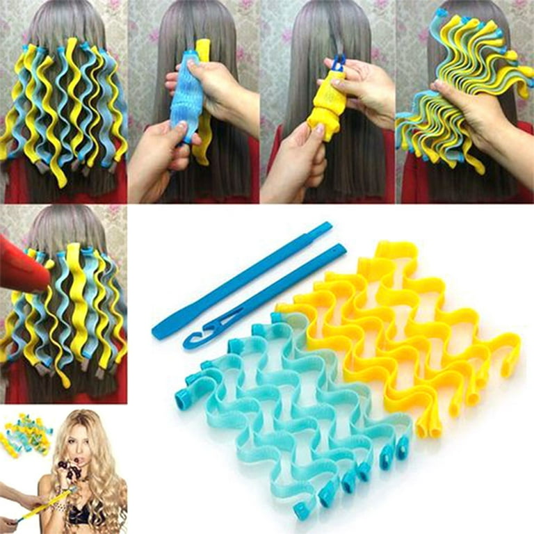 Water clearance ripple curlers