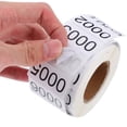 thumbnail image 3 of VORCOOL Number Marker Stickers Roll White Consecutive Adhesive Labels for Organizing, 3 of 8