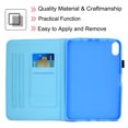 thumbnail image 6 of Tablet Case for iPad 10th Generation 2022(10.9 inch), Allytech Card Slots Holder Multi-Angle Viewing Smart Folio Stand Shockproof Protective Case with Pen Holder for iPad 10.9" 2022, Live it, 6 of 7
