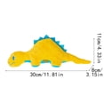 thumbnail image 2 of Plush Chew Toy for Dogs,Interactive Squeaky Dog Toy,Durable Dinosaur Design with Loud Animal Sound,Engaging Chew Toy for Play Training Puppies and Dogs,Machine Washable Yellow Pet Toy, 2 of 5