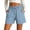 Blue, variant on Nestiefly Jean Shorts Womens 2026 Summer Casual Lightweight High Waisted Comfy Stretchy Pull on Trendy Drawstring Denim Shorts with Pockets Light Blue 4XL