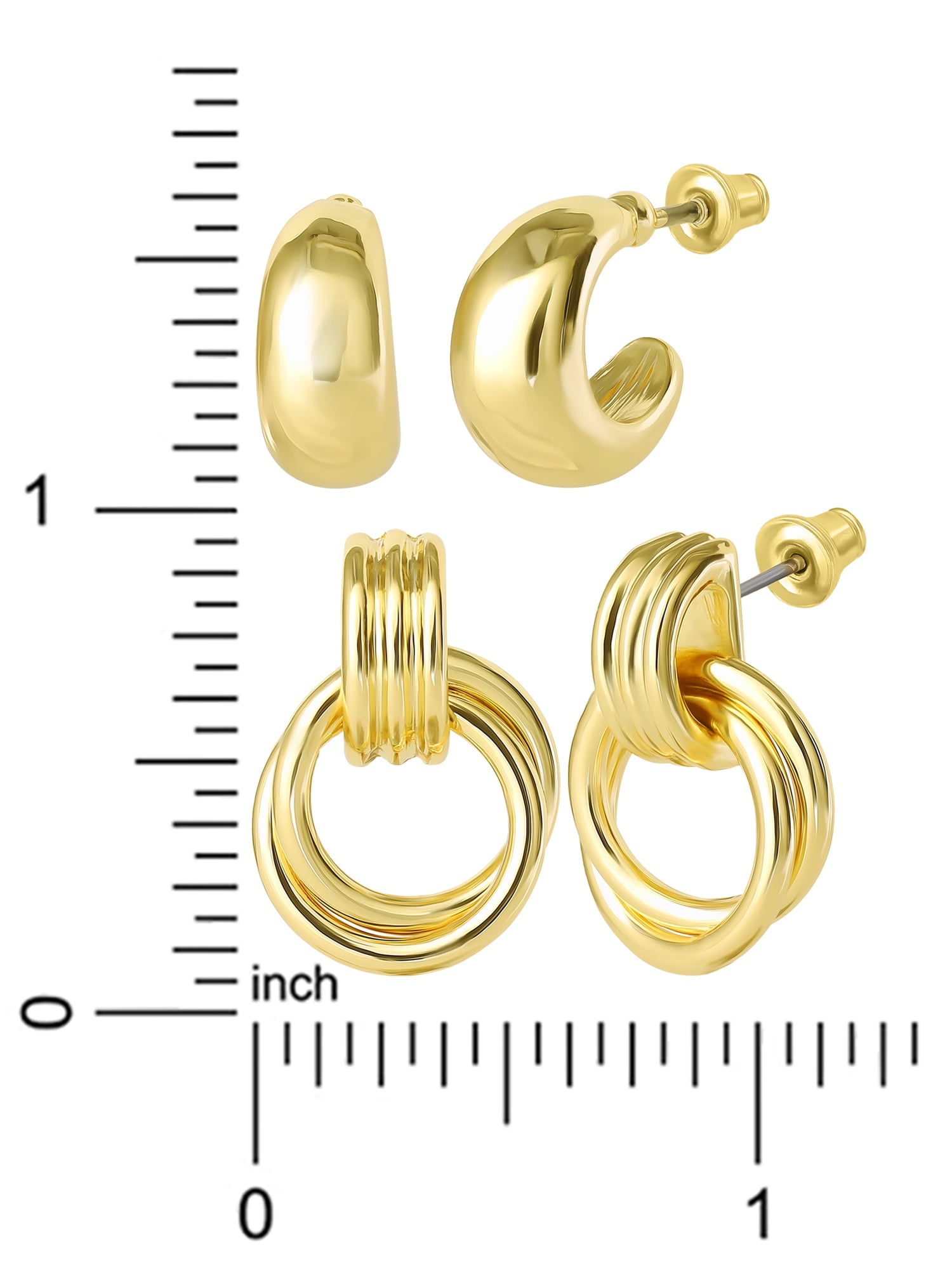 Celebrity Pink Women's Fashion Earring Set - Two Pair
