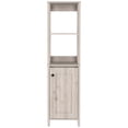 thumbnail image 2 of Grey Modern Style - Freestanding Storage - Bathroom Space - Four Shelves for Displaying, 2 of 4