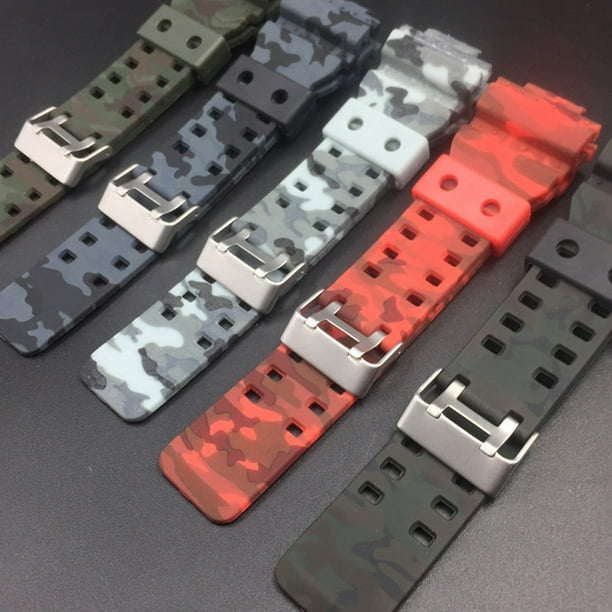 MYG Watch Band for G Shock for GA 100CM 5A GD 120CM 5 GA 110 Camouflage Camo Strap