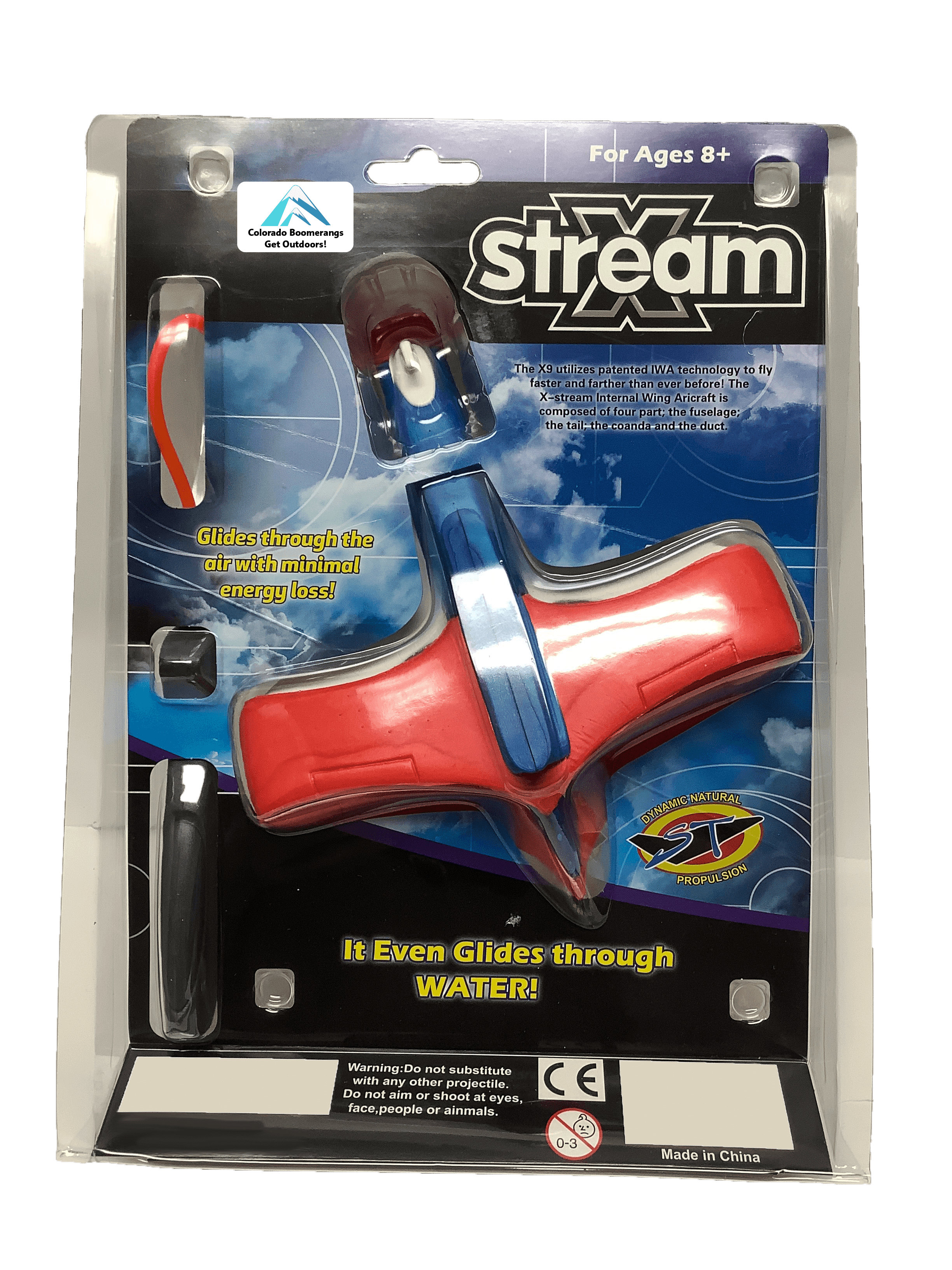 XStream Shuttle Airplane with elastic launcher - Flying toys