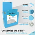 thumbnail image 4 of Enday 3 Inch Binder 3 Ring Binders with Pockets for Home, Office, School Supplies Organization, Blue 6 Pc, 4 of 7