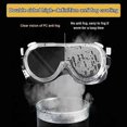 thumbnail image 3 of 2 Pairs of Safety Glasses Transparent Protective Glasses with Anti-fog Lenses Side Protection and UV Protection for DIY, Chemistry, Works, Constructio, 3 of 4