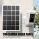 thumbnail image 5 of Panel de cámara Solar Cargador, 3W Tipo C Panel de Carga Solar de Cámara Para Luz de Emergencia, 5 of 7