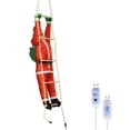 thumbnail image 1 of Resistente Al Agua De 24 Pulgadas, Muñeco De Papá Noel, Adornos Para Árboles De Navidad, Escalera De Escalada De Papá Noel Para Interiores O Exteriores Yuarrent HA046384-02, 1 of 6