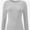 Gray, variant on Womens Pullover Long Sleeve Crewneck Shirts Ribbed Knit Slim Fitted Casual Jumper Tops