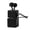 Black, variant on Square Glass Air Vent Diffuser Bottle For Car Air Freshener Essential Oil Easy Installation Clip On Design
