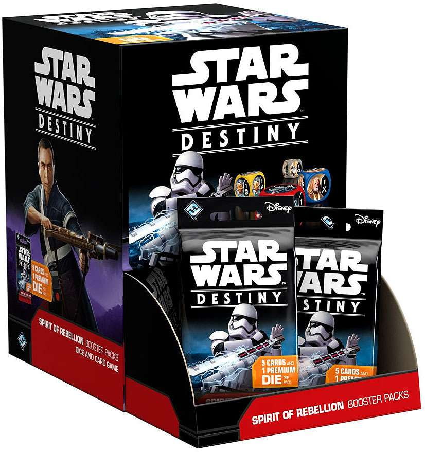 Spirit of Rebellion Booster Box of 36 Packs New Star HT1 Star Wars Destiny 
