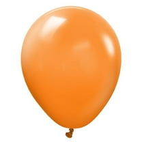 5 inch Kalisan Standard Orange Latex Balloons (100 Pack) - Party Supplies Decorations