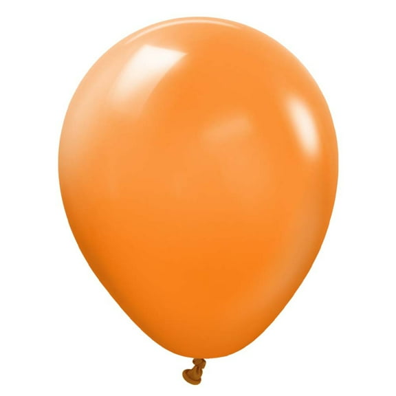 5 inch Kalisan Standard Orange Latex Balloons (100 Pack) - Party Supplies Decorations