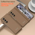 thumbnail image 3 of TECH CIRCLE for Samsung Galaxy Z Fold 6 5G Case Built-in Screen Protector,Luxury Drop Shockproof Full Body Protective Case with Pen Holder / Stylus Pen for Samsung Galaxy Z Fold 6 7.6" 2024,Coffee, 3 of 7