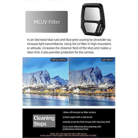 Adjustable Camera Lens Filter for Air 3S ND8 Set Filter Kit for Air 3S Drone Accessories