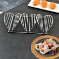 thumbnail image 4 of 1Pcs Stainless Steel Toast Rack Slice Bread Holder Countertop Sandwich Stand Toast Display Stand for Restaurant Kitchen Books Recipes And Tools by WEIWEIGG, 4 of 5