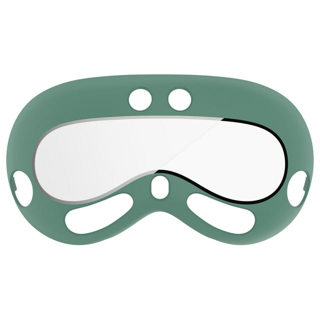 KOMI Convient à Apple Vision Pro Étui de Protection, Étui de Boîtier de Casque VR Apple avec film Intégré, Antipoussière, PC + Matériau en Verre Trempé