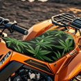 thumbnail image 3 of Garronmavis Tropical Leaf ATV Seat Covers Anti-Slip Seat Cover Protection Waterproof Polyester,Universal Fit Most ATV for Sportsman, Rancher, Foreman, Scrambler, 3 of 8