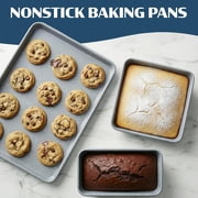 Granitestone 20 Pc Pots and Pans Set Non Stick, Pots and Pans Ceramic Cookware Set with Square Pan, Pot and Pan Set with Bakeware/Utensils, Non Stick Pots and Pan Set, Oven/Dishwasher Safe, Gray