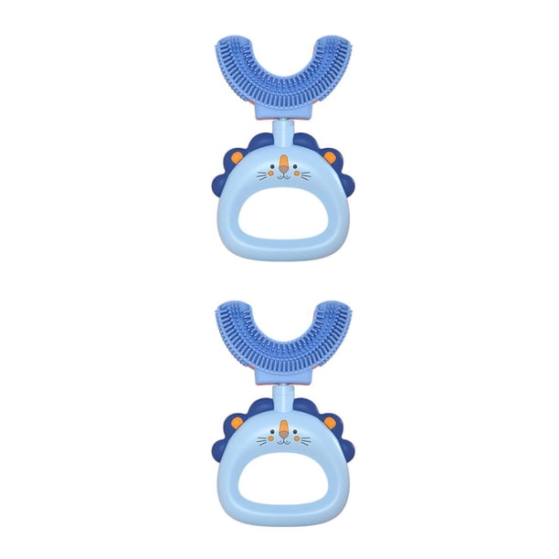 Seitruly Cepillos de en forma de U para niños, herramienta de limpieza de de 360 grados con mango, cepillos de cuidado bucal de Type2 NO2 Seitruly CBP192765