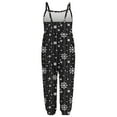 thumbnail image 6 of Ltctricy Christmas Overalls for Baby Girls Cute Loose Sleeveless Jumpsuit Comfy Trendy Children Rompers with Pockets, 6 of 6