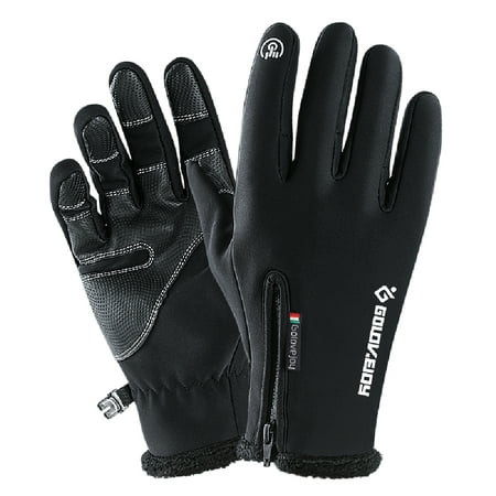 Thermal Winter Gloves Touch-screen Cycling Gloves Waterproof Windproof Fleece Gloves Warm Climbing Skiing Motorcycling