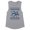 Heather Grey, variant on Reindeer Christmas Cross Stitch Women's Muscle Tank Large White