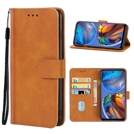 For Motorola Moto E32 Leather Phone Case