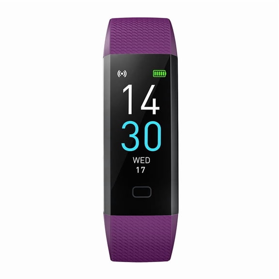 mlp002  pedometer watch no phone needed fitness trackers for senior women health tracker watch non-bluetooth   purple