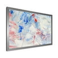thumbnail image 2 of Designart 'Abstract Blue Composition' Modern Framed Art Print, 2 of 4