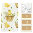 thumbnail image 5 of Easter Decorations Kitchen Towels, 15.75x23.62 inch Dish Towels with Bunny Eggs, Spring Hand Drying Tea Towel for Bathroom Kitchen Decor, Housewarming Gift Party Supplies, 5 of 6