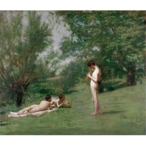 Posterazzi SAL2621868 Arcadia Ca. 1883 Thomas Eakins 1844-1916 American Oil on Canvas Poster Print - 18 x 24 in.