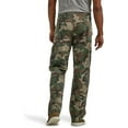 thumbnail image 2 of Wrangler Authentics Men's Relaxed Fit Stretch Cargo Pant 34W x 32L Green Brown Camo, 2 of 5