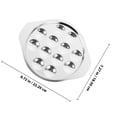 thumbnail image 2 of Minkissy 2 Pcs Plat de Cuisson Escargot en Acier Inoxydable pour la Cuisson avec Gadget de Cuisine, 2 of 8