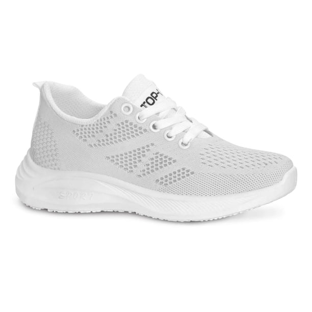 Tenis Mujer TOP ONE Comodos Transpirables Sport blanco 25