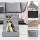 thumbnail image 5 of Escaleras antideslizantes de espuma de alta densidad para perros, sofá interior para el hogar, sofá, cama alta, escaleras para mascotas, escalones plegables para perros de 5 grados con cubierta extraí, 5 of 5