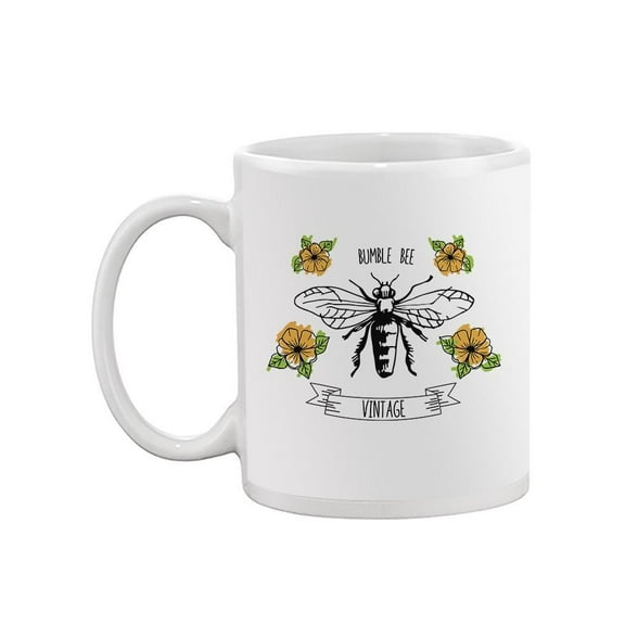 Vintage Bumble Bee Mug - SPIdeals Designs,