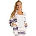 thumbnail image 3 of Angelina Mix-and-Match Plush Pajama Bed Jacket (1-Pack), 3 of 3