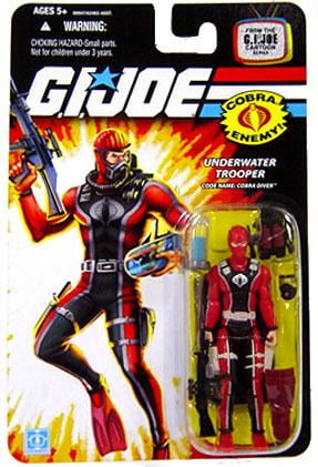 Joe Cobra Rise of Movie Hasbro 2009 Underwater Trooper Eel 4 Inch Loose for sale online G.i 
