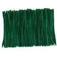 thumbnail image 1 of 100 Piezas Limpiapipas De Tallos De Chenilla De Felpa Para Decoraciones De Ramos Verde, 1 of 8