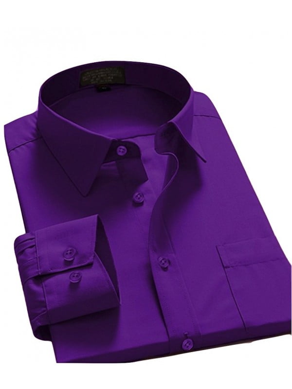 big and tall purple shirt